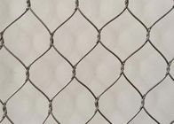Animal Woven Stainless Steel Wire Rope Mesh Small Bird Network Aviary Ferrule Cable Net