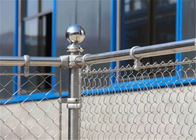 60x60mm Opening Chain Link Mesh Fence Galvanized For Agriculture Security