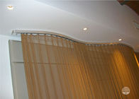 1.5 Times Hanging Metal Coil Drapery Fashionable For Room Divider Partition