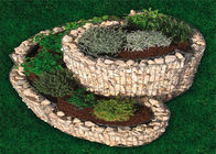 Welded Gabion Raised Garden Beds in Spiral /  Triple Rings for Flowers Vegetables