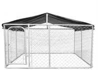 4 Ft X 5 Ft X 5 Ft Galvanized Chain Link Dog Kennel With PC Frame