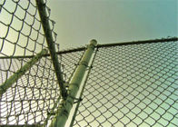 Diamond Hole 2.5mm Green Plastic Coated Chain Link Fencing