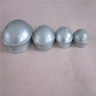 Round Od2-3/8'' Chain Link Fence Post Cap Silver Or Green AntiCorrosion