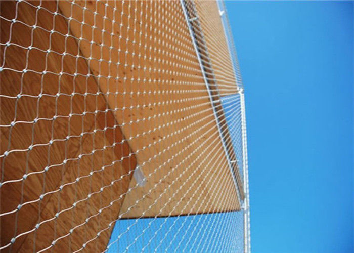 Safety Stainless Steel Wire Rope Mesh for Architectural Construction Building Facade
