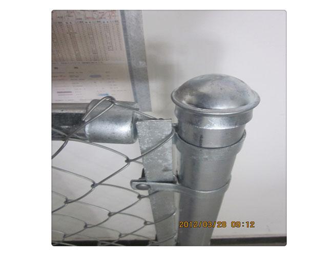 Hot Dip Galvanized Chain Link Fence Post Caps Smooth Rounded Style Free