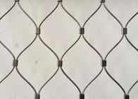 Animal Woven Stainless Steel Wire Rope Mesh Small Bird Network Aviary Ferrule Cable Net