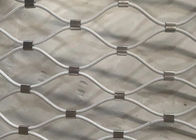 1.6mm 7 * 19 Stainless Steel Wire Rope Mesh Ferruled And Woven Balcony Infill