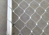 Woven 316l Stainless Steel Wire Rope Mesh For Handrail Commercial Guard Rail System