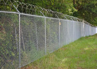 9 Gauge 5*5cm 6 Feet Chain Link Fence Fabric Galvanized Diamond Mesh Wire