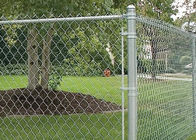 2&quot; X 2&quot; Diamond Mesh PVC Chain Link Fence For Football Field Sport