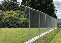 Security Welded Wire Mesh Black Chain Link Metal Fence Decorative Garden