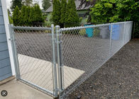 9 Gauge 6ft X 50ft Roll Galvanised Chain Link Fence For Playground And Houses