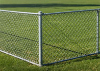 PVC Coated 6x6cm Hole Chain Link Fence Used For Garden Fence And Highway Fence