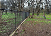 PVC Coated Galvanized Chain Link Fence For Basketball Sports And Farm Fence