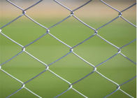 10 Gauge Pvc Coated Chain Link Fence Galvanised Diamond Mesh Fencing 50FT