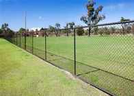 2&quot;X2&quot; Diamond Mesh PVC Chain Link Fence Fabric For Playground Football Field Sport
