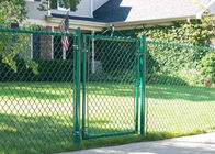 50X50mm PVC Coated Or Galvanized Tennis Court Chain Link Fence