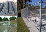 2.1Mx2.5M Galvanized Chain Link Fence Fabric For Sports Field