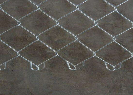 48&quot; x 100' Size 60mmx60mm Galvanized Chain Link Mesh Fence Project