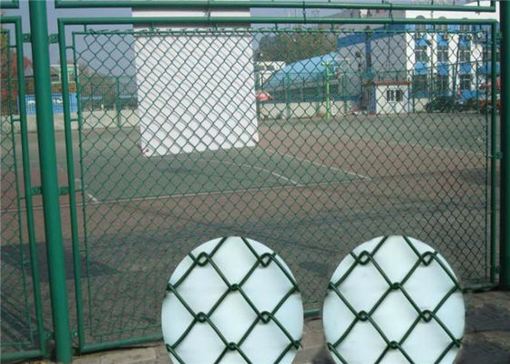 50x50mm Basketball Ground Sports Pvc Diamond Mesh Fencing