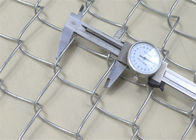 1&quot;- 4&quot; Chain Link Fence Fabric Aperture And Galvanized Iron Wire Material 9 Gauge