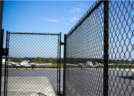 Commercial PVC Coated Chain Link Fence Fabric For School Sports Fence