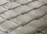 2.0mm Non Toxic Solid Structure Handwoven Flexible Wire Rope Mesh
