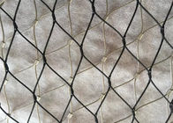 Black Oxide Coated Stainless Steel Wire Rope Mesh Netting for Facade Cladding