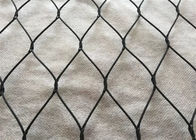 Black Oxide Coated Stainless Steel Wire Rope Mesh Netting for Facade Cladding