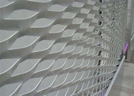 Decorative Aluminum Expanded Metal Mesh Facade Cladding Woven Wire Mesh