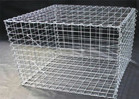 Hot Dipped Galvanized Welded Wire Gabions Retaining Wall / Stone Wall Metal Cage