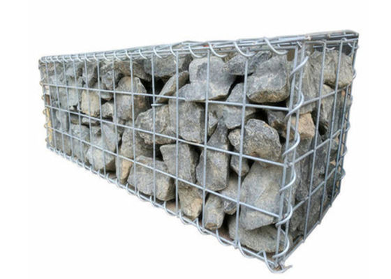 Decorative Gabion Baskets For Gardens , Green Gabion Fences Wall for Landscape