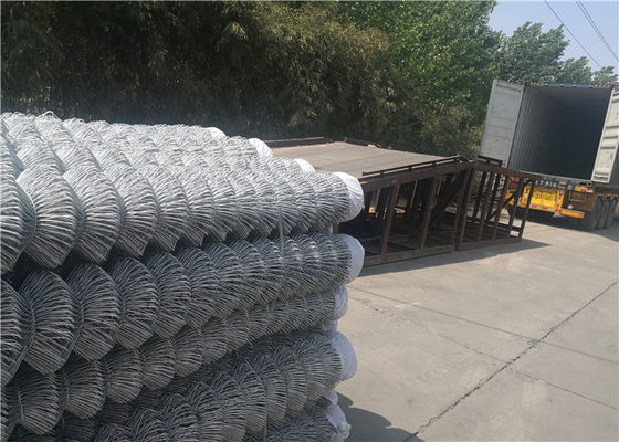 Hot Dipped Galvanized Chain Link Privacy Fabric For Commercial And Residential