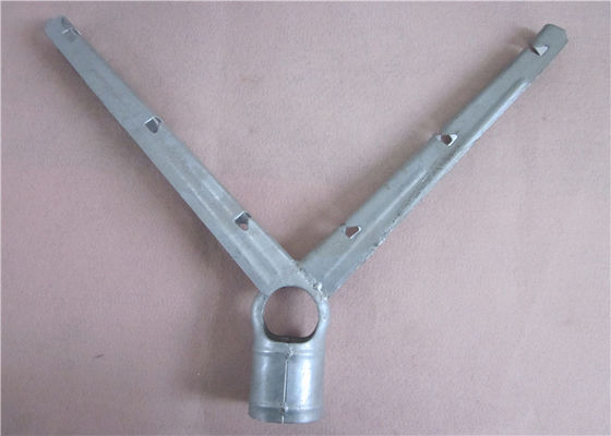 6 Strand 45° Barb Wire Arm For Chain Link Fence