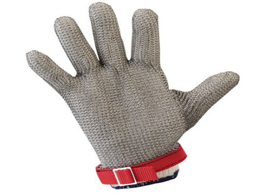 Xs Size Stainless Steel Safety Gloves Square Chain Armor Cut - Resistant