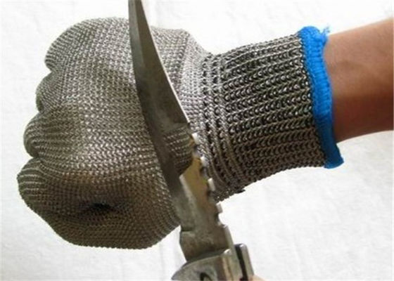 Reliable Performance Stainless Steel Mesh Gloves For Industrial Cutting Protection