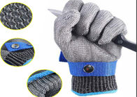 Security Stainless Steel Metal Mesh Butcher Gloves Anti - Corrosion Cut Resistant