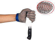 Industrial Cut Resistant Stainless Steel Safety Gloves , chain mail butcher glove