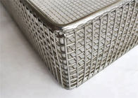 Sterilization Stainless Steel Mesh Basket Basket Medical Autoclave Tray Alkali Proof