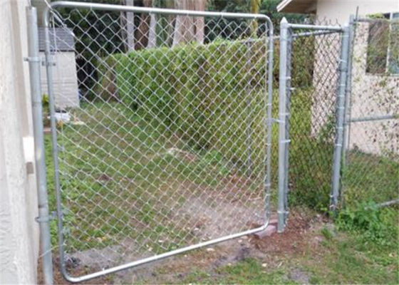 8FT X 50FT Chain Link Fabric Fence With Razor Barbed Wire For High Level Security