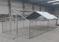 Outdoor 5 X 15 X 6 Wire Dog Kennel Galvanized Material