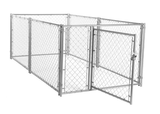 8FT X 50FT Chain Link Fabric Fence With Razor Barbed Wire For High Level Security