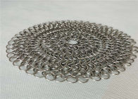 8x8 Inch Stainless Steel Cast Iron Pan Cleaner Chainmail Scrubbers