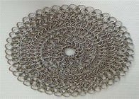 6''X6'' Round BBQ Stainless Steel Chainmail Scrubber