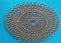 Kitchen Chainmail Cast Iron Cleaner Scrubber For Kit Bright