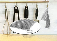 Kitchen Chainmail Cast Iron Cleaner Scrubber For Kit Bright