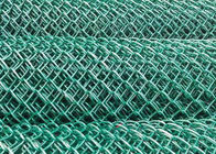 Australia Diamond Shape Green Coated Chain Link Fence 11.5 Gauge X 2 Inch