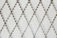 Hot Dip Galvanized Welded Razor Wire 1m-2.5m Diamond Mesh