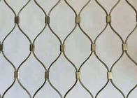 2mm Stair Railing Handwoven Ss Steel Wire Rope Mesh