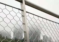 2mm Stair Railing Handwoven Ss Steel Wire Rope Mesh